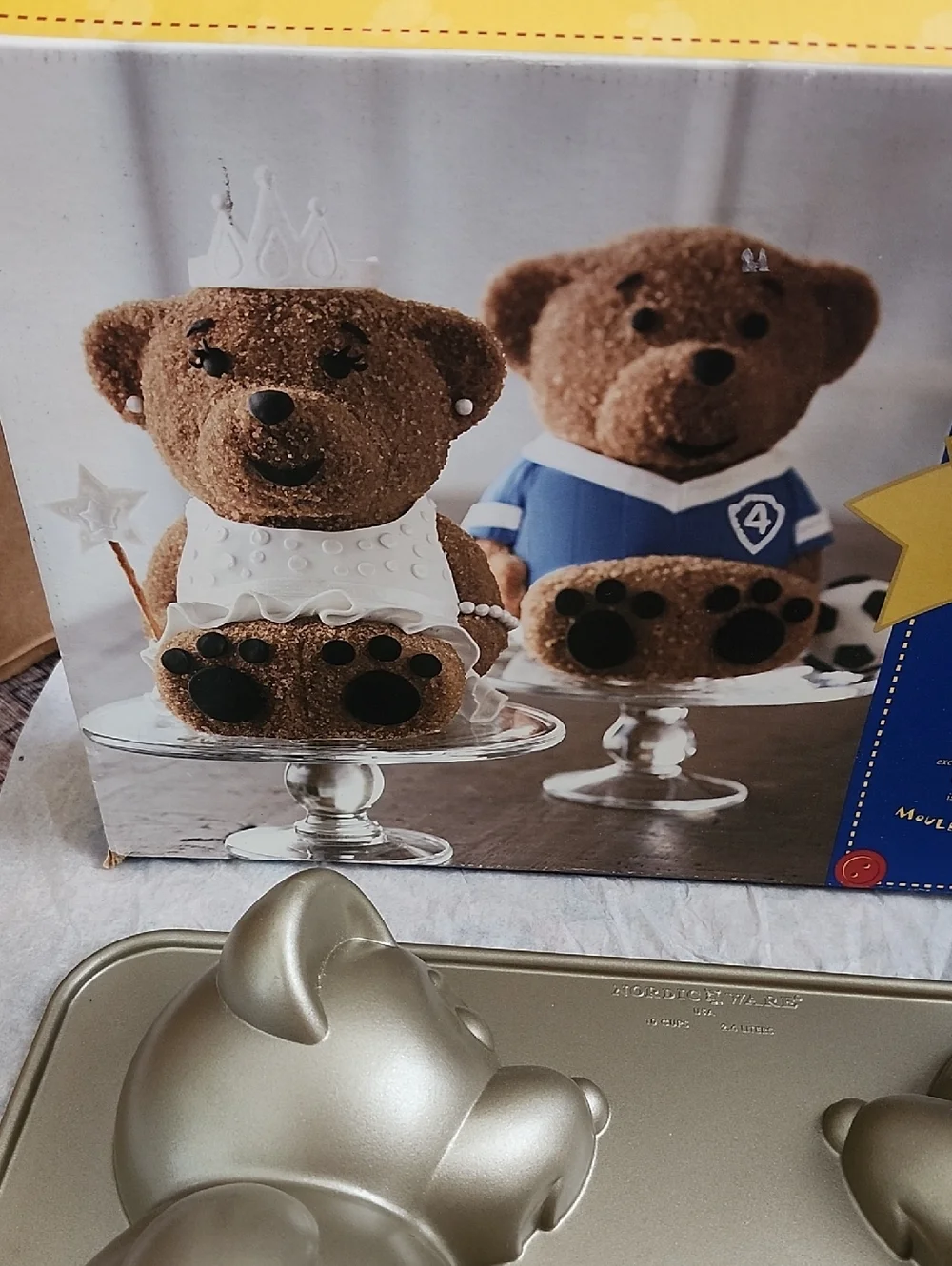 Build-A-Bear x Nordicwear Teddy Bear Cake Pan 3D